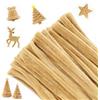 G2PLUS 200PCS Scovolini Decorativi Scovolini Ciniglia Steli di Ciniglia Scovolini Decorativi per Bambini Scovolini Colorati per Lavoretti,Bricolage e Decorazione（Marrone Chiaro）