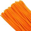 TOAOB THE ONE AND ONLY BABY TOAOB 100 Pezzi Scovolini Ciniglia Steli per Lavoretti Arancione Pipe Cleaner per Fai da Te Decorativi Artigianato Halloween Natale Decorazion