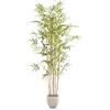 MAIA SHOP Bambù artificiale 180 cm Savage, pianta finta da interno iperrealistica, albero decorativo elegante per casa ufficio e hotel