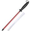 Westmark Acciaino + Custodia Protettiva, Lunghezza: 50,6 cm, Rubino Sinterizzato/Plastica, Sieger-Long-Life, Rosso/Nero, 197222E6
