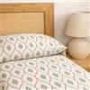 TRAMAS+ Completo Lenzuola Singolo 160x200, 100% cotone, Biancheria da Letto, Lenzuola e 1 federa da letto, Certificata STANDARD 100 by OEKO-TEX - charleston verde