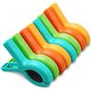 Dapute 8 Pezzi Mollette Grandi Plastica per Telo Mare, Clips Antivento con Molla Forte, Clip Resistenti per Telo da Spiaggia, Vestiti