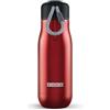 Zoku - Borraccia da 350 ml, in acciaio inox, colore rosso, 6,7 x 6,7 x 21 cm