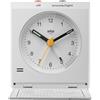 Braun classica sveglia analogica da viaggio con funzione snooze, design vintage, dimensioni compatte, coperchio pieghevole, movimento al quarzo silenzioso, sveglia crescendo in bianco, modello BC05W.