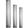cosedacasa Vassoio da Banco per Pasticceria Bordo Chiuso in Acciaio Inox teglia Gastronomia rosticceria Contenitore espositore rettangolare-50x10 cm
