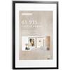 reinders Cornice portafoto per soggiorno, per poster, decorazione da parete, sostituzione cornice, MDF, nero, 61 x 91,5 cm, con passe-partout 50 x 70 cm