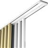 HEcSHENG Binari per tende siamesi Montaggio a soffitto in lega di alluminio Nano Silence Track per soggiorno camera da letto Doppia pista per tende Divisore pesante di lusso