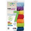 zerokappa PANNO IN MICROFIBRA MULTIUSO 'MAGNIFICI 7' - cm 30 x 30, Ideale per Pulizia Auto, Casa e Ufficio, Alta Assorbenza, Non Graffia né Lascia Aloni, Lavabile e Riutilizzabile