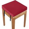 Holomaalahi Cuscini per sedie da Esterno 35x35x8cm, Cuscino Quadrato per Sgabello, Cuscini Antiscivolo, con Fodera Rimovibile, per Soggiorno, Cucina, Scuola, Ufficio