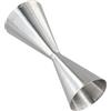 Nexbrill Jigger da cocktail in acciaio inox di alta qualità con misurini giapponesi a doppio colpo per misurazioni accurate da 30 ml, 45 ml, 60 ml e 90 ml in bar o a casa (45/60 ml)