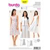 burdastyle Burda b6687 - Cartamodello per Abito e Giacca Carta Bianco 19 x 13 x 1 cm