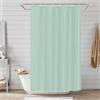 LUKDUNG Tenda da bagno in poliestere, 120 x 200 cm, antimuffa, per bagno, tenda da doccia in tessuto, impermeabile, lavabile, con 8 ganci, verde