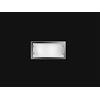 Perenz Plafoniera da soffitto Perenz 5743B Lampada plafoniera da parete o da soffitto realizzata in vetro con bordi di colore bianco
