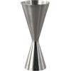 Nexbrill Jigger da cocktail in acciaio inox di alta qualità con misurini giapponesi a doppio colpo per misurazioni accurate da 30 ml, 45 ml, 60 ml e 90 ml in bar o a casa (30/60 ml)