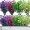 Elecoutek 12 Mazzi Fiori Finti da Esterno Arbusti Artificiali Resistenti ai Raggi UV Piante Artificiali Decorative per Giardino, Vaso, Balcone, Casa, Ufficio, Giardino, Patio, Centrotavola (Multicolore)