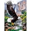 MEIYUDA Diamond Painting Aquila Animale Montagna, 5D Diamond Painting Kit Completo Aquila Animale Montagna, 5D Pittura Diamante Kit Artigianale Per La Decorazione Della Parete Di Casa 30x40cm