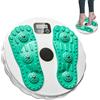 Generico Tavola Twist In ABS - In Acciaio ABS 27x27 Cm | Stepper Rotante Per Esercizi Aerobici | Balance Board Con Display LCD Con Suola Massaggiante Per L'allenamento Degli Addominali Centrali, Vita Dim