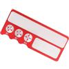 MUXZSIZ Strumento di Riparazione per Lime e Scrub, Accessorio per Snooker, Strumento efficiente per la Manutenzione delle Stecche, Aspetto Elegante, Metallo Rosso, 122x53mm