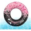Generico Ciambella da Nuoto | con Maniglia Ergonomica e Gonfiabile a Paillettes Tubi Gonfiabili Piscina per Principianti Adulti Spiaggia Acquatico Lago Fiume Festa Accessorio Fotografico