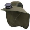 MCAOAL Cappello a ventola energia solare con ricarica solare USB Ventole rimovibili Cappello da a larga per pesca all ' aperto, escursionismo Giardinaggio Traspirante