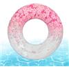 Generico Ciambella da Nuoto | con Manico a Fiori e Paillettes, Ergonomico, Gonfiabile | Tubi Da Piscina Estivi | per Principianti Adulti Spiaggia Acquatico Lago Fiume Festa Accessorio Fotografico