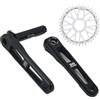 LHHL 165/170/175mm Bici da Strada Guarnitura 40T 42T 44T 46T 48T Singolo Ingranaggio 8/9/10/11/12 velocità Lega di Alluminio Integrate Cave Bici da Strada Pedivelle(165MM,44T)