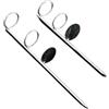 FVDZRFIE Porta Canne da Pesca da Terra Supporto for Canna da Pesca in Acciaio Inossidabile Palo A Terra Supporto for Canna da Pesce Doppi Anelli Accessori for Rastrelliera for Forchetta Singola(30CM)
