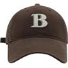 Generico Cappello Tennis Uomo - Berretto da Baseball con Ricamo Lettera B Unisex alla e Versatile per Uso Quotidiano