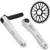 LHHL 165/170/175mm Bici da Strada Guarnitura 40T 42T 44T 46T 48T Singolo Ingranaggio 8/9/10/11/12 velocità Lega di Alluminio Integrate Cave Bici da Strada Pedivelle(170MM,42T)