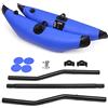 Generic Kit galleggiante in PVC per kayak con braccio laterale Sistema stabilizzatore in piedi per barca da pesca per stabilità