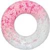 Generico Anello Da Nuoto | con Manico a Fiori e Paillettes, Ergonomico, Gonfiabile | Gonfiabili da Piscina | per Principianti Adulti Spiaggia Acquatico Lago Fiume Festa Accessorio Fotografico