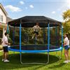 HOVCEH Copertura Tappeto Elastico 366, Anti UV Copertura Trampolino Elastico a 8 Pali, Ricambi Trampolino Elasticos, Trampolines Sunshade