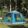 Kaloriko Tenda istantanea con copertura antipioggia in poliestere 185T per 3 persone, 205 x 205 cm, antivento e impermeabile, con chiusura rapida, porta elettrica e borsa per il trasporto, per