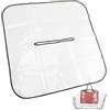 SHINEOFI Copertura Cuciture Termosaldate Antipioggia in PVC Trasparente e Portatile per Zaino e Borsa per attività All'aperto in Bicicletta