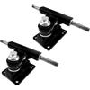 APGLSXY 2Pcs 3.2 Skateboards Staffa Ruota Hardware Staffa Ponte Base Skateboards Camion Resistenza agli urti Alluminio Trucks Cuscinetto Ruota Accessorio