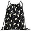 Generic Poliestere Borsa Coulisse Stay Spooky Black Sacca Sportiva Unisex Zaino da Viaggio per All'Aperto Nuoto Viaggi 36X42Cm