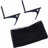 APGLSXY Rete da ping pong e set di pali regolabili per pratica di allenamento, maglie con supporto per impugnatura, clip pieghevole per pingpong, rete da ping pong, accessorio da ping pong