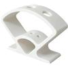 Generic Supporto per freccette, organizer da scrivania a 3,86 freccette, 3 scomparti, supporto per freccette autoportante per freccette in acciaio morbido con punta in acciaio stampato in 3D, base a 2.64
