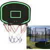 ELzEy Mini canestro da Basket Esterno for Trampolino, Accessori for for Giochi di, Appendere all'aperto(A)