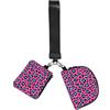 FBGHHTY Carino turchese leopardato stampa leggera cinturino da polso Outdoor Sport Bag Daily Running Gym Travel Pouch