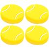 YARNOW Smorzatore di Vibrazioni per Racchetta Tennis in Silicone Giallo, Leggero e Portatile, Confezione da 4 Unitá per Partite di Tennis