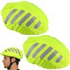 Staranry 2 Pezzi Copri per Casco Bici, Copertura Antipioggia per Casco da Bicicletta, Parapioggia Impermeabile con Riflettenti, Antivento e Traspirante, Copertura Antipioggia Riflettente per Viaggi ed Escursio