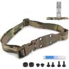 Generic Adattatore QLS in Metallo for Fondina Tattica, Piattaforma Coscia Modulare Regolabile in Altezza for Airsoft Caccia(Black)
