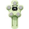 Folpus Jump Counter Dispositivo di Allenamento Salto Regolabile Voce Touch Montaggio a Parete Materiali Resistenti Trasmettitore Vocale Adatto per Bambini, Rosa