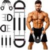 Sumeber Twister - Attrezzatura per allenamento del seno regolabile, 3 molle, 10 - 60 kg/20 - 130 lb per allenare il seno e la forza (rosso)
