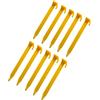 APGLSXY 10 picchetti per tenda da esterni, picchetto per tenda pesante, per tettoie, campeggio, escursioni, spiaggia, campeggio, con corda riflettente