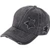 Generico Cappello Tennis Uomo - Cappello da Baseball Unisex con Stella Visiera Curva per Protezione Solare Outdoor Adulti