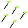 APGLSXY 5Pcs Ergonomico 10 Gradi Tilt Golf Ball Tees Attrezzatura di Formazione Professionale Golf Tees per Golfers Golf Professionale