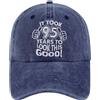 Generico Cappellino Uomo con Visiera - Cappellino da Baseball Lavato Regolabile Stile Dad Hat destrutturato Copricapo Casual per Donna con Ricamo Quotidiano
