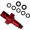 Kivivaka Adattatore Valvola Aria Ammortizzatore Posteriore RockShox Monarch DT Marzocchi per Pompa Bicicletta Attrezzo in Lega di Alluminio con O-Ring